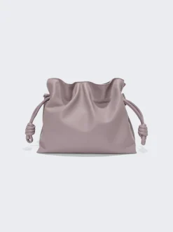 Loewe Flamenco Clutch Monochrome Bag Pale Aubergine