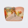 Jean Paul Gaultier Flowers Bandeau Top Printed Patchwork