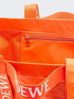 Loewe Fold Shopper Bag Orange