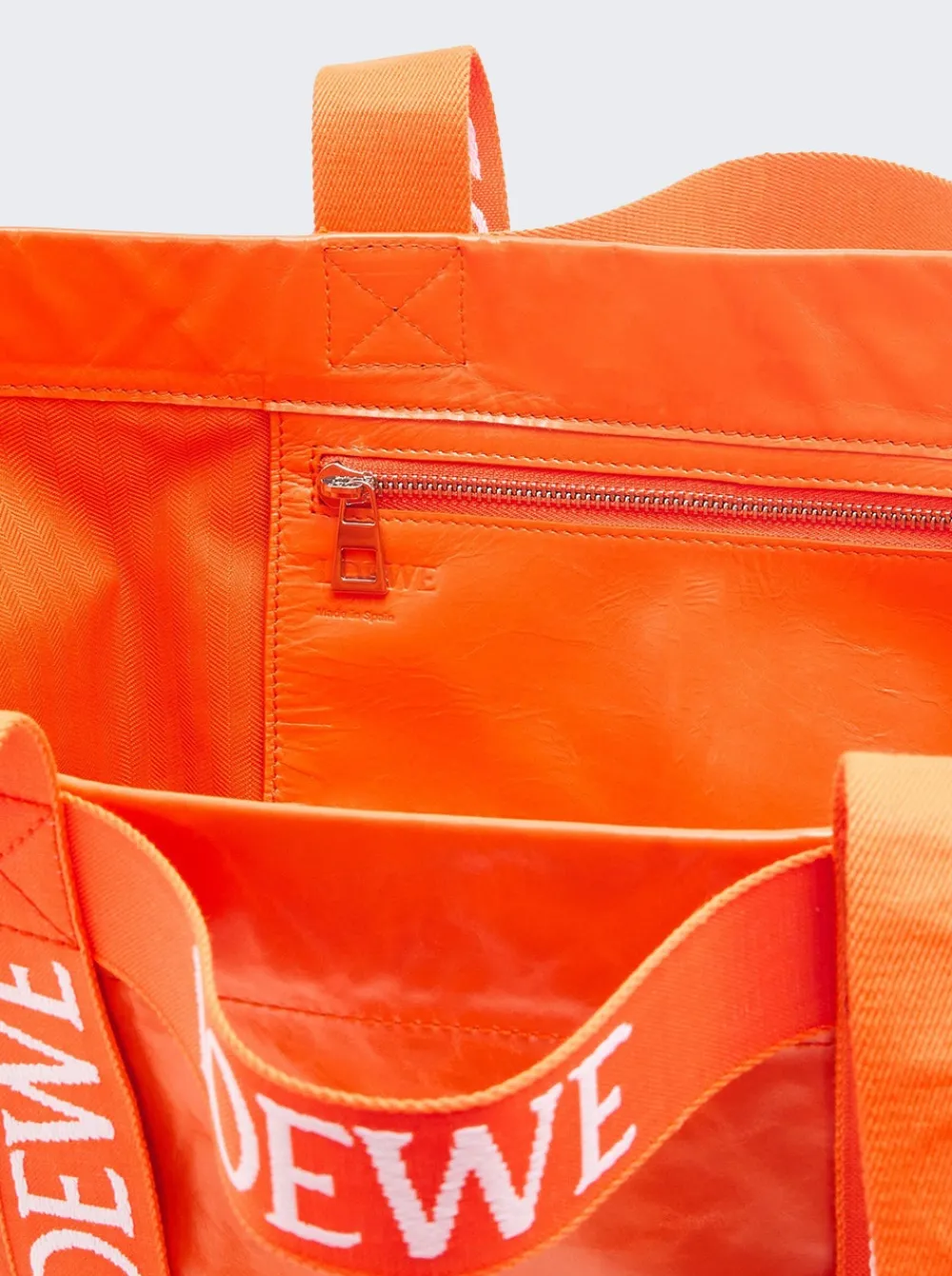 Loewe Fold Shopper Bag Orange