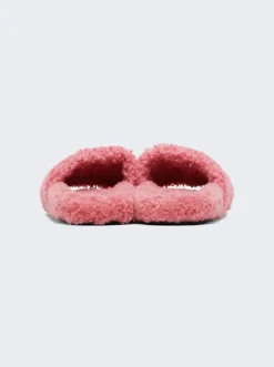 Balenciaga Furry Slide Sandal Sweet Pink