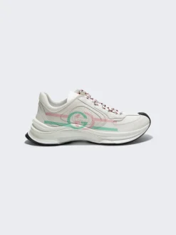 Gucci Gg Low Top Sneaker Green And White