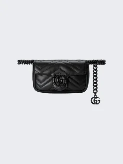 Gucci Gg Marmont Belt Bag Nero Black