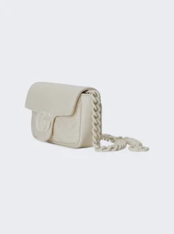 Gucci Gg Marmont Belt Bag White
