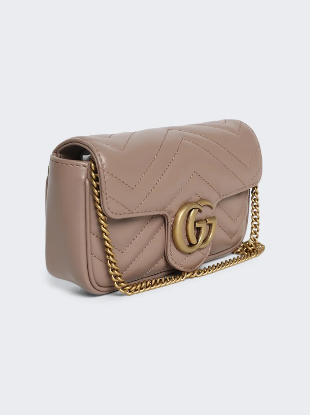 Gucci Gg Marmont Leather Super Mini Bag Rose