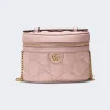 Gucci Gg Matelasse Top Handle Mini Bag Perfect Pink