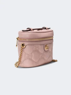 Gucci Gg Matelasse Top Handle Mini Bag Perfect Pink