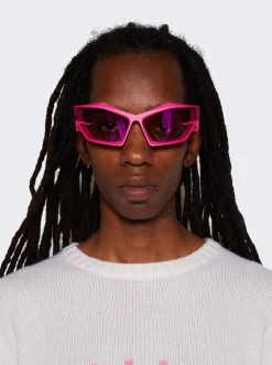 Givenchy Giv Cut Sunglasses Matte Pink And Violet