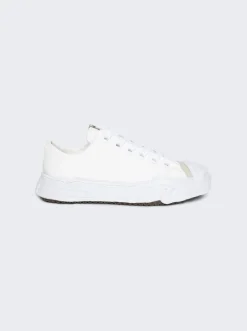 Maison MIHARA YASUHIRO Hank Nylon Puffer Low-Top Sneakers White