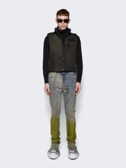 Maison MIHARA YASUHIRO Hank Nylon Puffer Low-Top Sneakers Blue