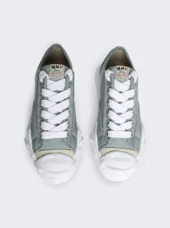 Maison MIHARA YASUHIRO Hank Nylon Puffer Low-Top Sneakers Blue