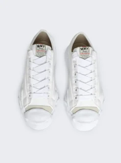Maison MIHARA YASUHIRO Hank Nylon Puffer Low-Top Sneakers White