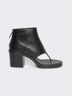 Miu Miu Heeled Sandal Boot Black