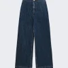 Loewe High Waisted Jeans Navy