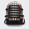 BURBERRY Jack Backpack Birch Brown Check