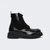 Kenzo smile Lace-Up Boots Black