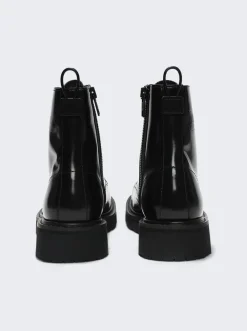 Kenzo smile Lace-Up Boots Black