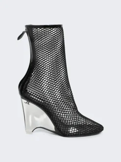 ALAu00cfA La Cage Wedge Booties Black