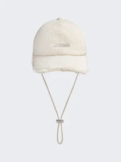 Jacquemus La Casquette Artichaut Cap Off White