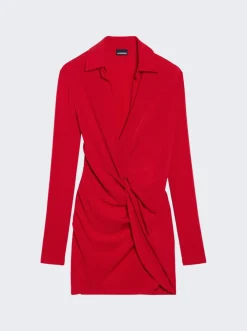 Jacquemus La Robe Bahia Jersey Dress Red