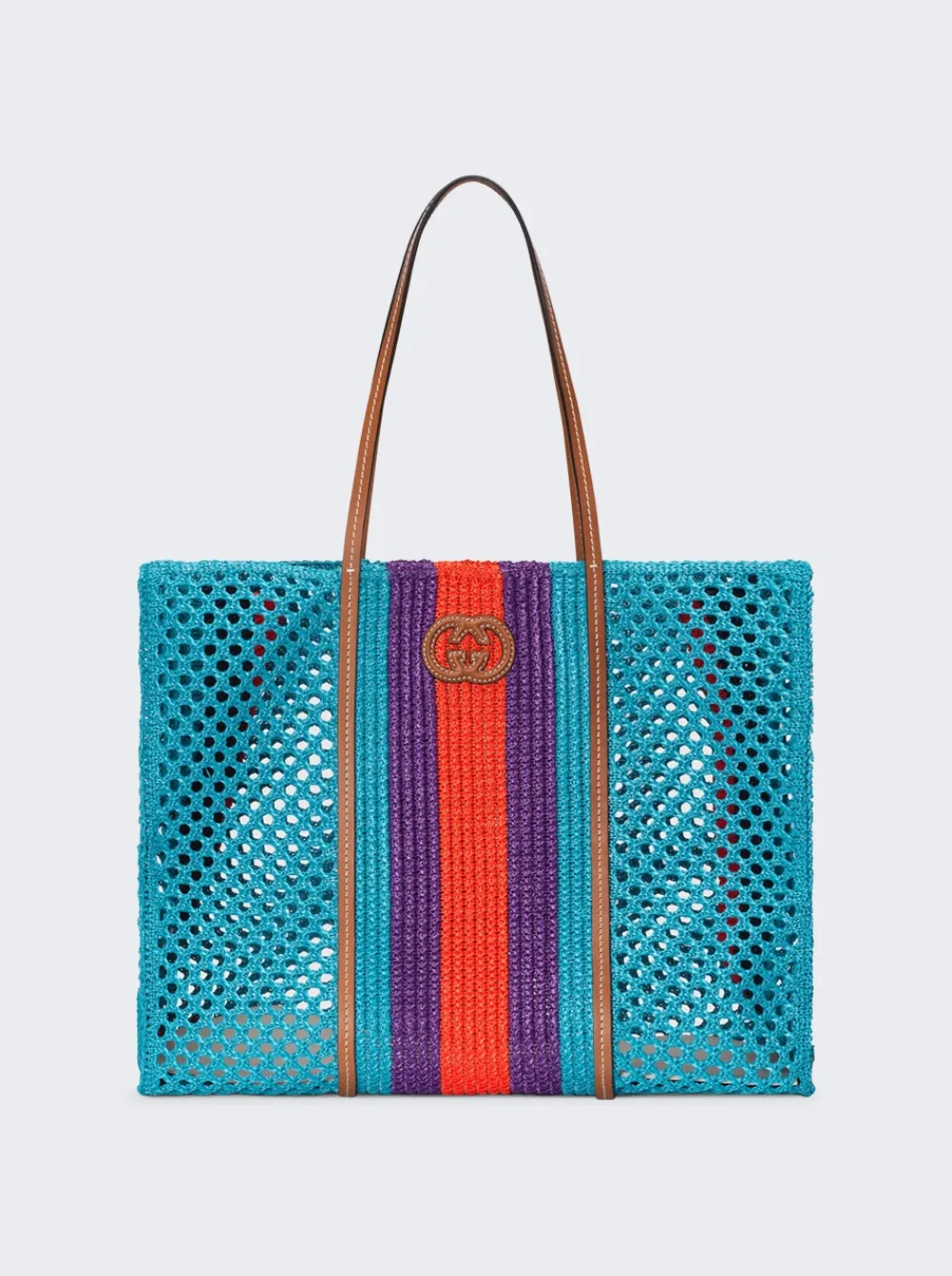 Gucci Large Interlocking G Tote Bag Blue
