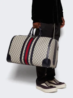 Gucci Large Savoy Duffle Bag Blue