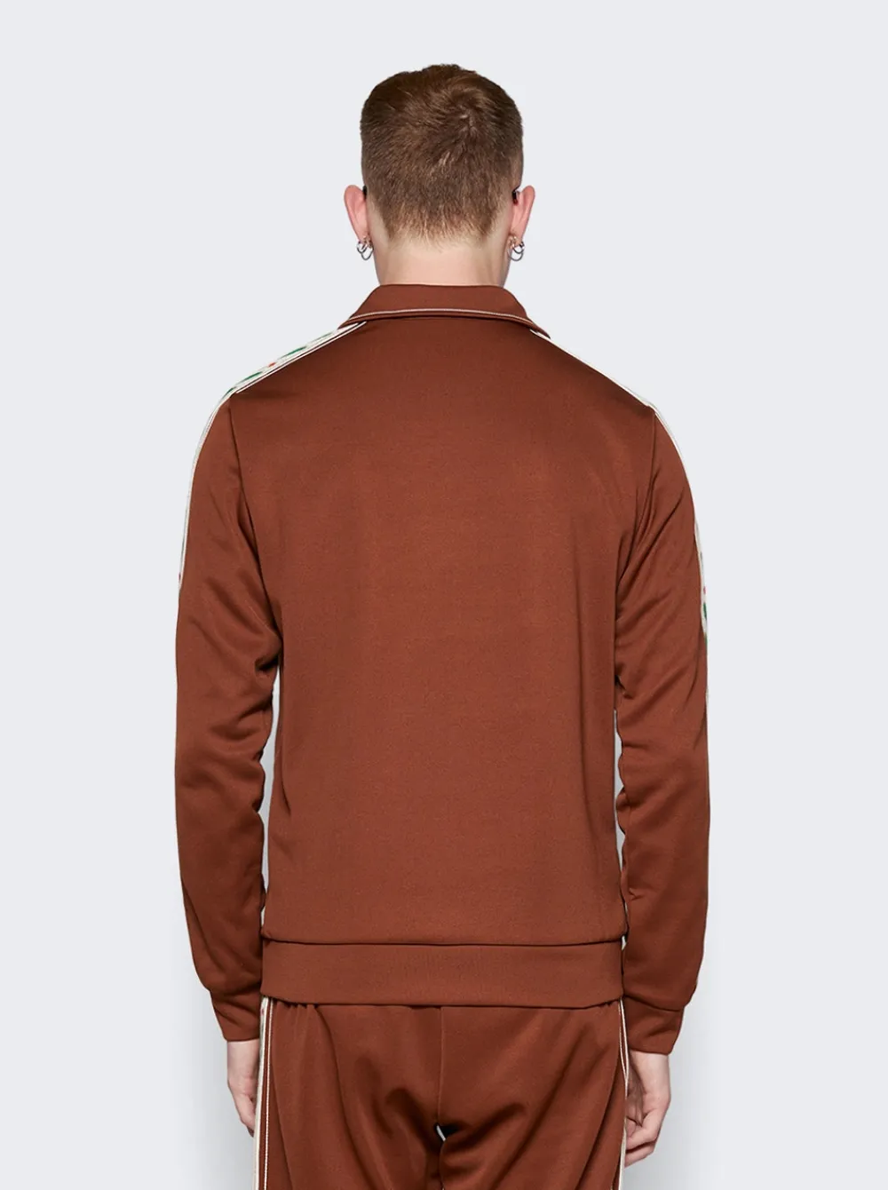 CASABLANCA Laurel Track Jacket Brown