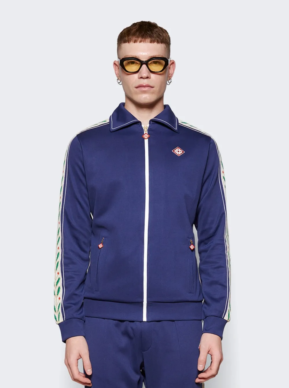 CASABLANCA Laurel Track Jacket Navy