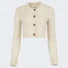 Khaite Lavan Cardigan Ivory