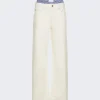 Alexander Wang Layered Boxer Skater Jeans Moonshine