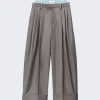 Alexander Wang Layered Tailored Trousers Grey