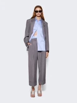 Alexander Wang Layered Tailored Trousers Grey
