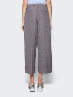 Alexander Wang Layered Tailored Trousers Grey