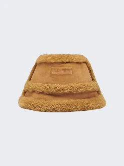 Jacquemus Le Bob Doux Bucket Hat Camel