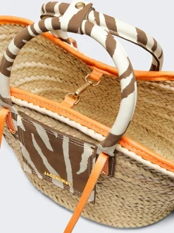 Jacquemus Le Panier Soli Bag Zebra