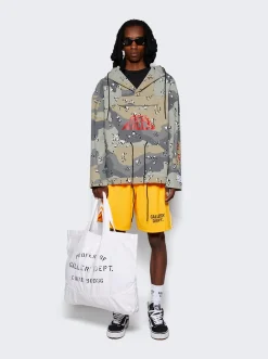 Gallery Dept Logo Print Canvas Tote Bag White