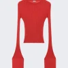 Loewe Long Sleeve Top Orange