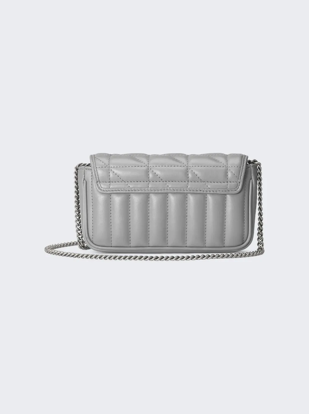 Gucci Love Parade Super Mini Gg Marmont Bag Grey
