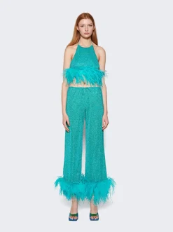 Osu00e9ree Lumiere Plumage Long Pants Aquamarine