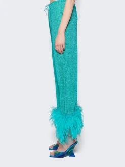Osu00e9ree Lumiere Plumage Long Pants Aquamarine