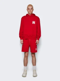 Amiri Ma Logo Shorts Red