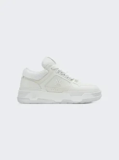 Amiri Ma-1 Sneakers White And Grey Nubuck