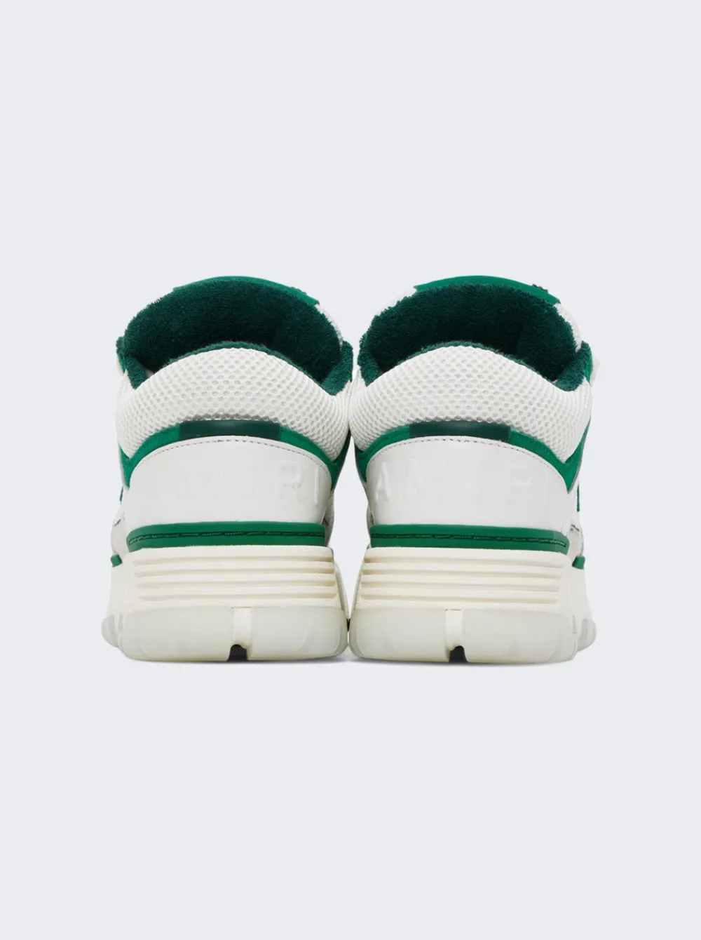 Amiri Ma-1 Sneakers White And Green Nubuck