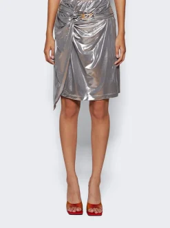 Diesel Melt Skirt Silver