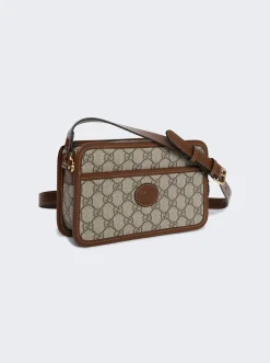 Gucci Mini Bag With Interlocking G Brown