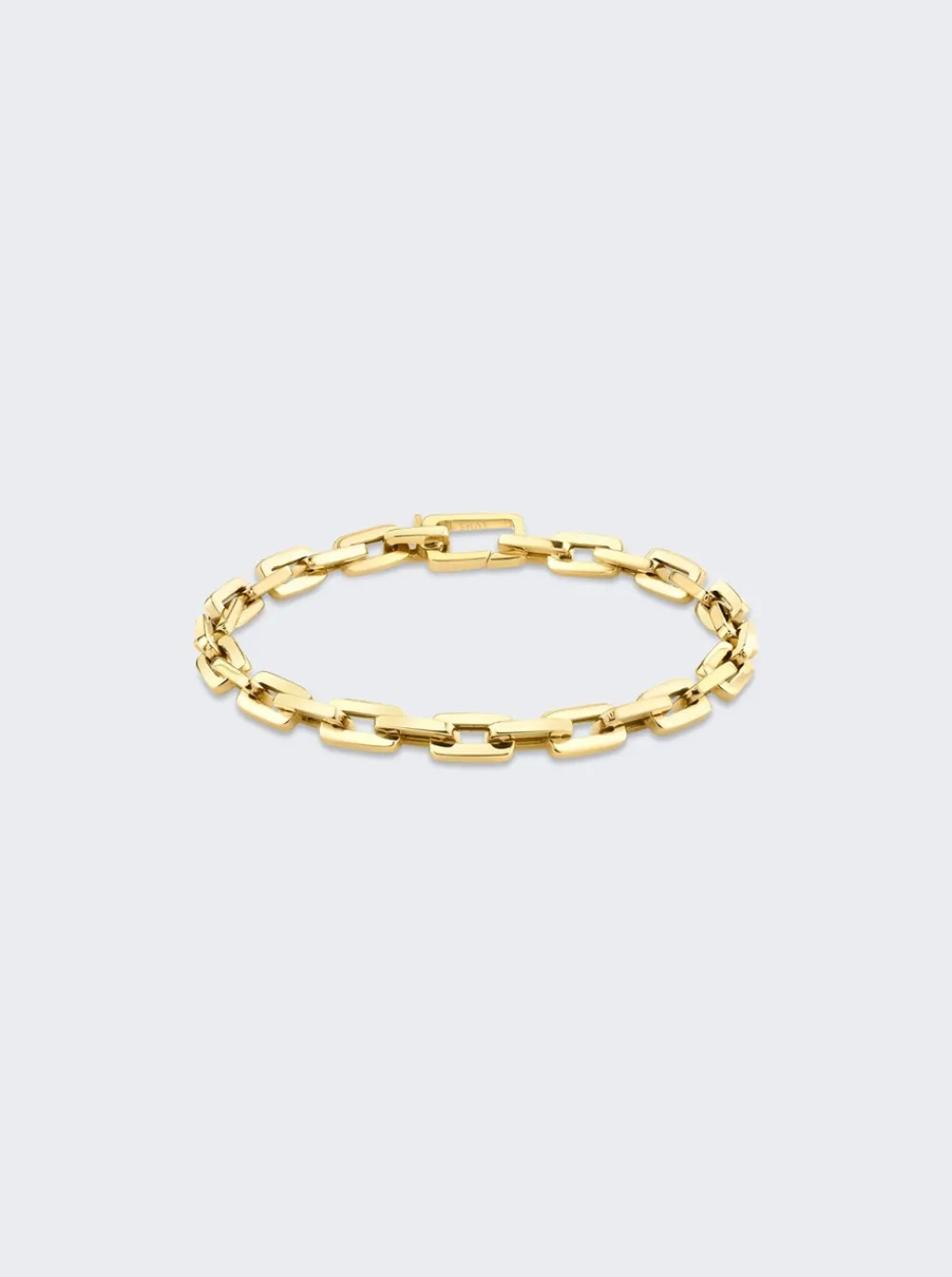 SHAY Mini Deco Link Bracelet 18K Yellow Gold