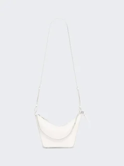 Loewe Mini Hammock Hobo Bag Soft White