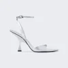 The Attico Mismatched Sandal Silver