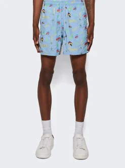Vilebrequin Mistral Swim Shorts Divin Blue