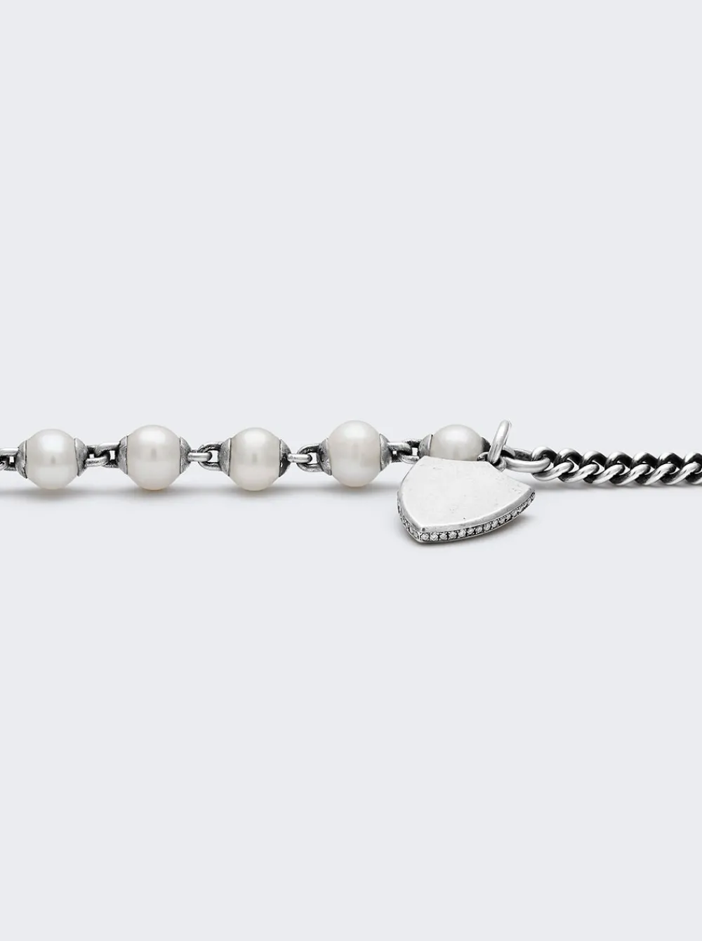 Maor Mondi Necklace With White Pearls Sterling Silver